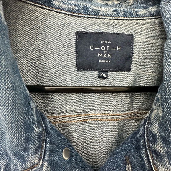 Citizens of Humanity Men’s Denim jacket size XXL - Picture 2 of 3